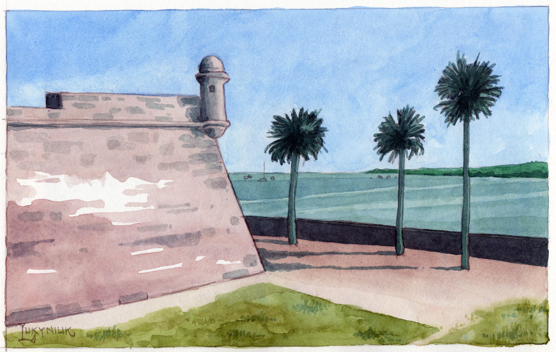Michael's Scroll Castillo de San Marcos, St Augustine, Florida